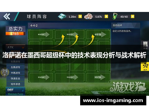 洛萨诺在墨西哥超级杯中的技术表现分析与战术解析