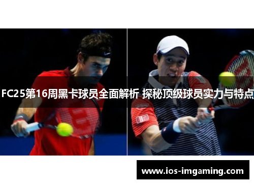 FC25第16周黑卡球员全面解析 探秘顶级球员实力与特点